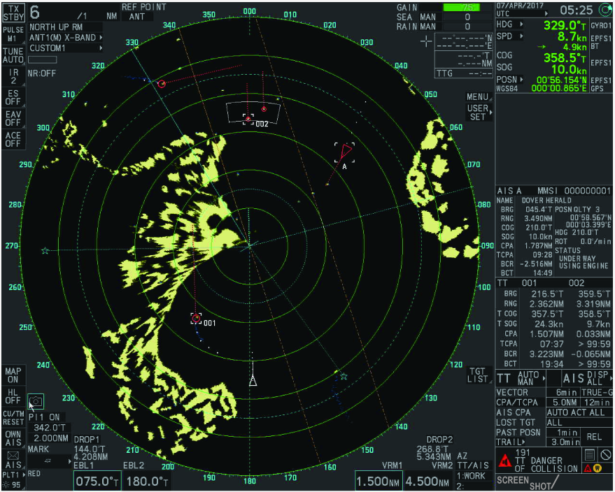 Radar maritimes série Model echo2