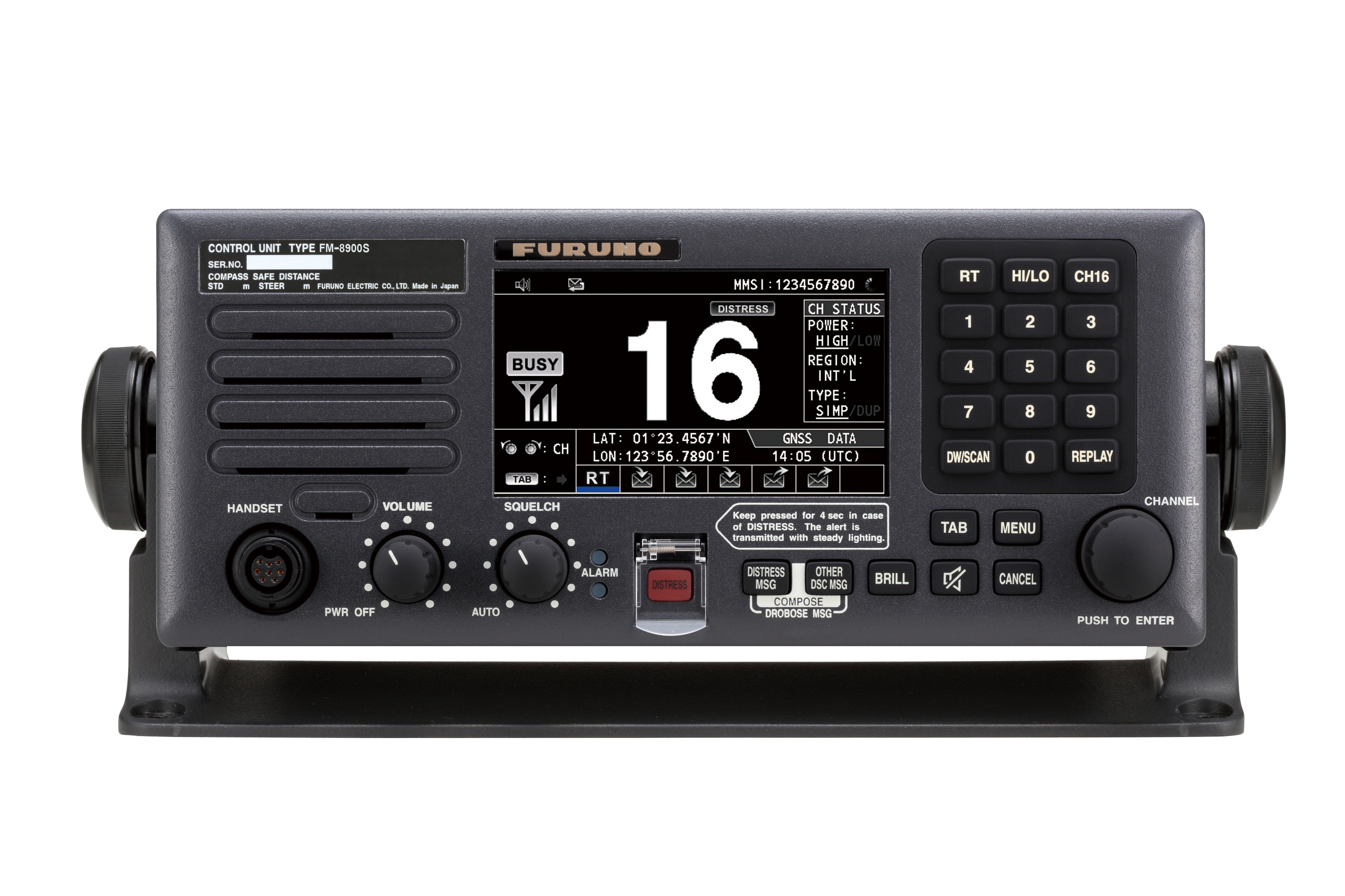 Radio VHF marine : FM-8900S_front